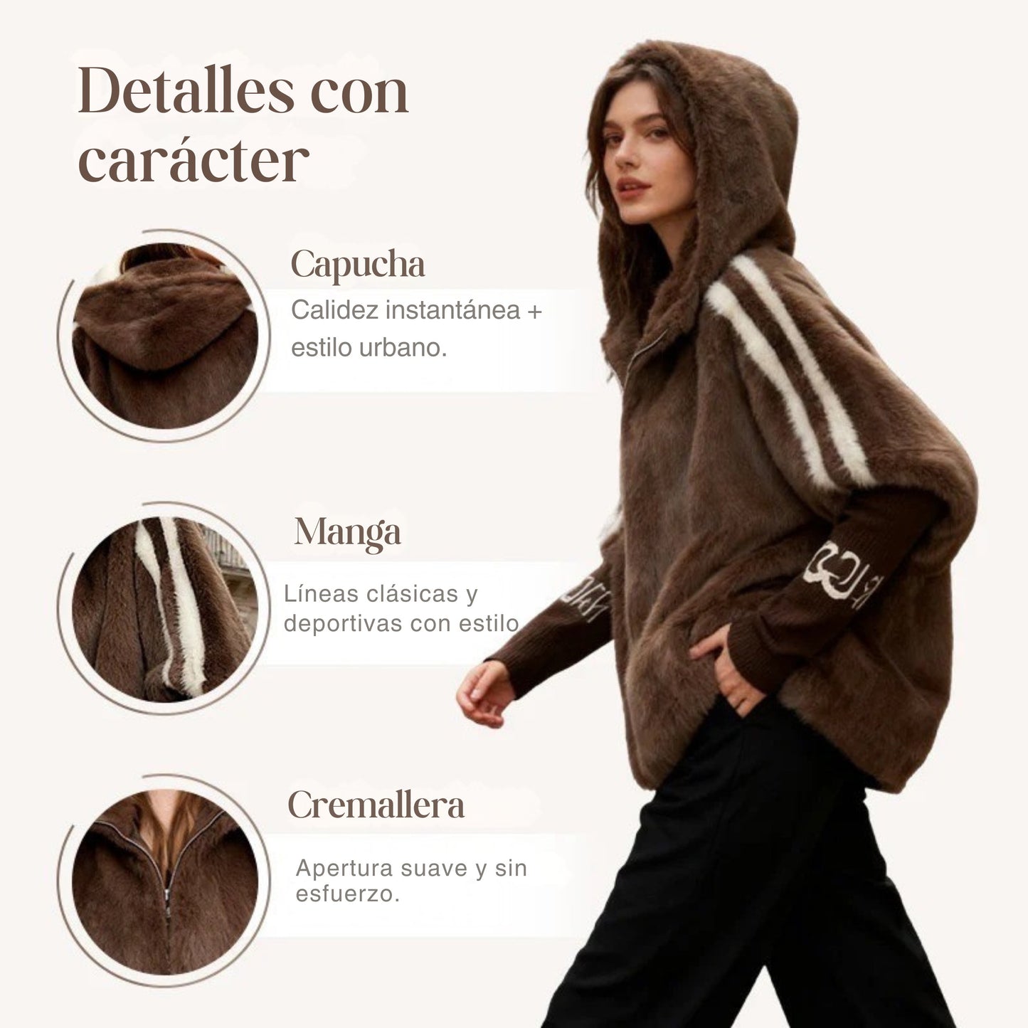 Aurora Luxe Coat™ – Abrigo Premium con Capucha Ultrasuave